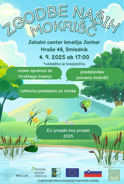 Zgodbe naših mokrišč - VABILO