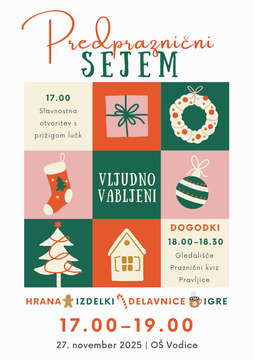 Vabilo na predpraznični sejem