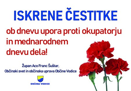 Dan upora proti okupatorju in praznik dela