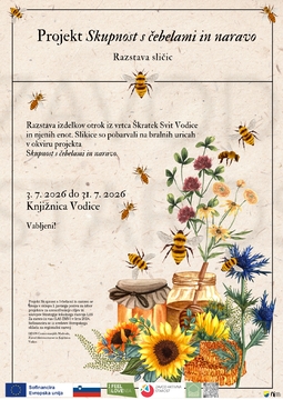 Vabilo na razstavo Skupnost s čebelami in naravo