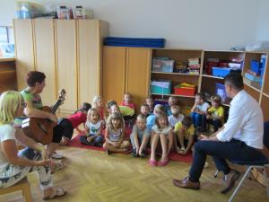 Vrtčevski otroci na Skaručni