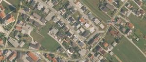 Delna zapora ceste Vodice - Moste